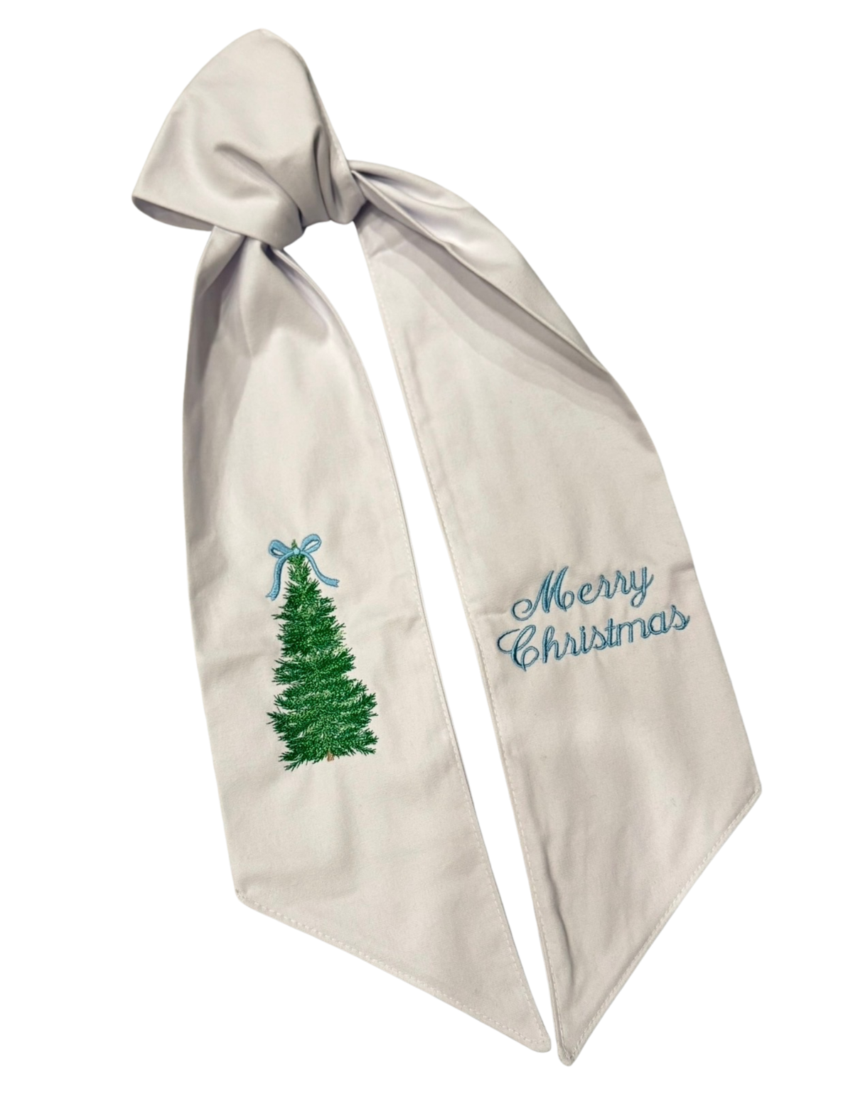 MERRY CHRISTMAS WREATH SASH