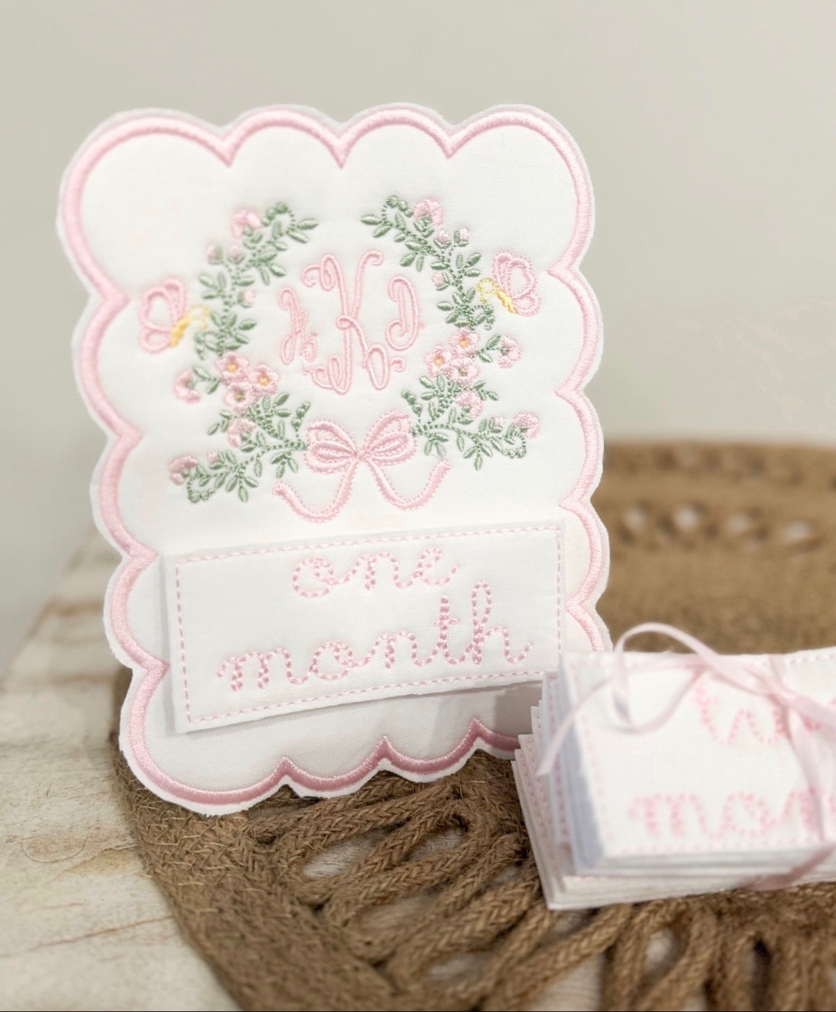 FLORAL MILESTONE CARDS
