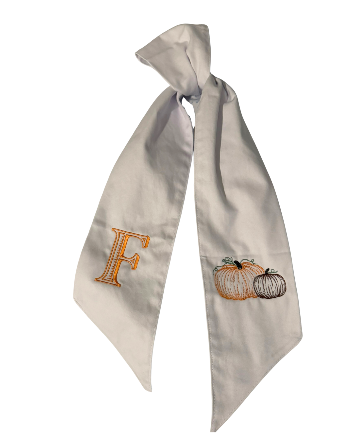 WREATH SASH - 2 PUMPKIN