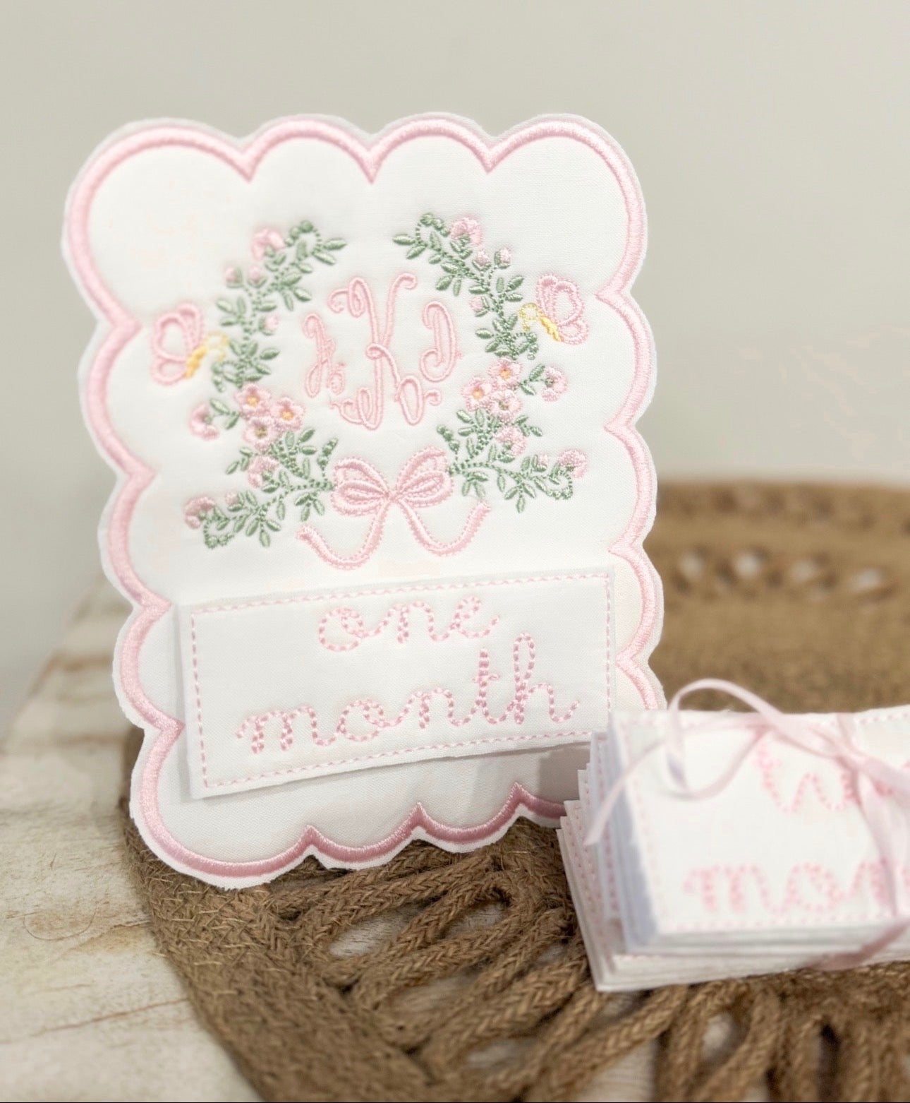 FLORAL MILESTONE CARDS