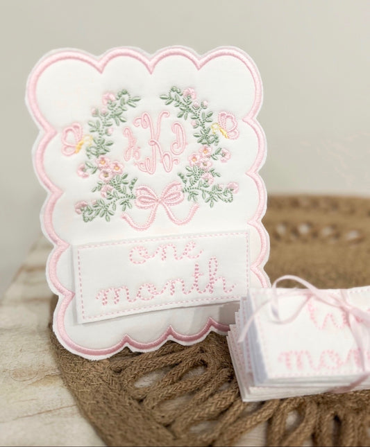 FLORAL MILESTONE CARDS