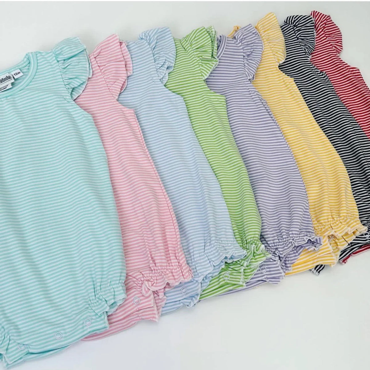 EMERY STRIPE RUFFLE BUBBLE