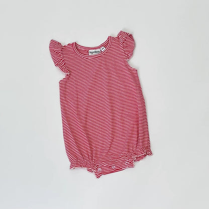 EMERY STRIPE RUFFLE BUBBLE