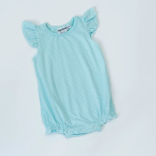 EMERY STRIPE RUFFLE BUBBLE