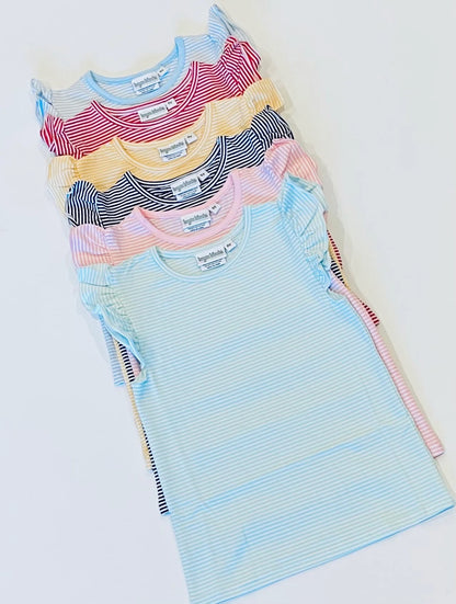 LILA STRIPE TEE